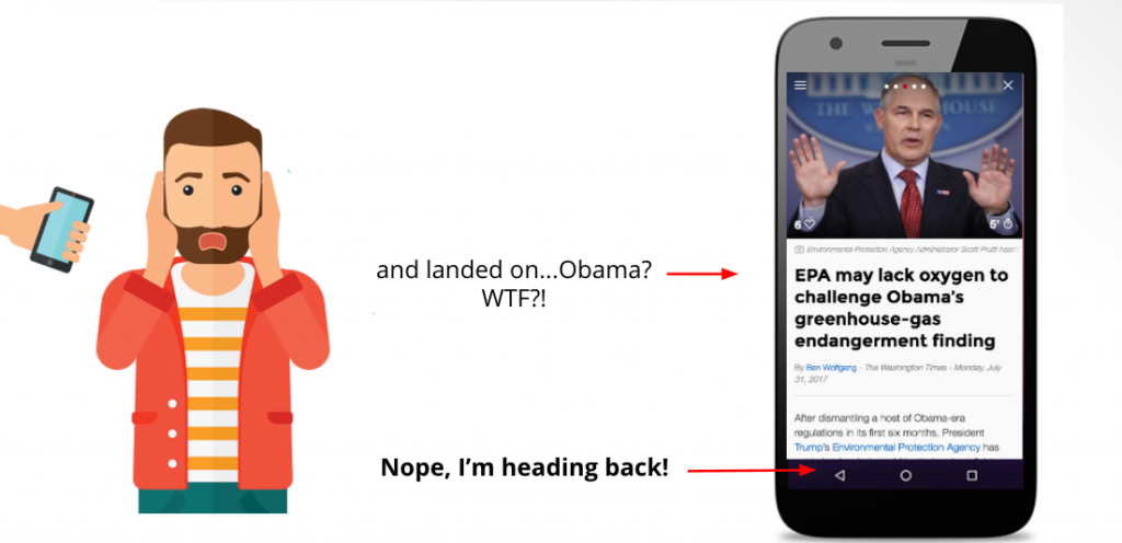user experience inflated